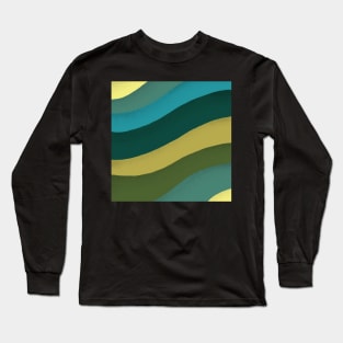 Abstract Lines #51 Long Sleeve T-Shirt